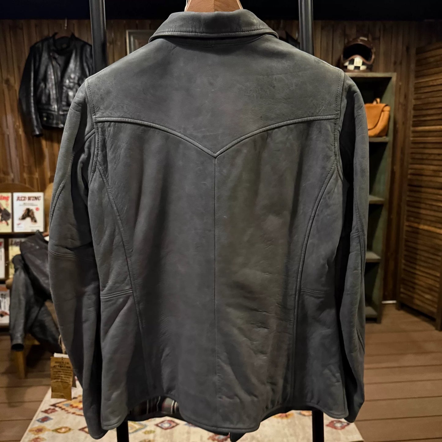 RRL Western Style Leather Jacket