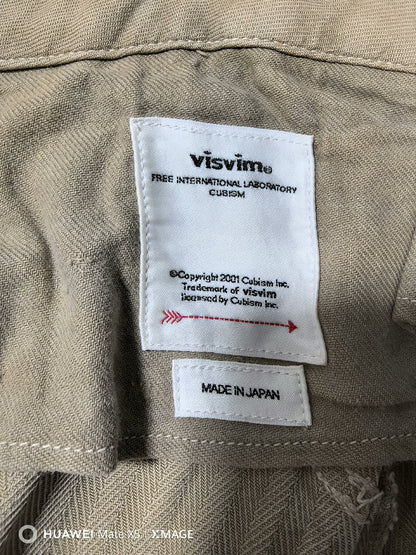 visvim 19SS veterans pants in khaki