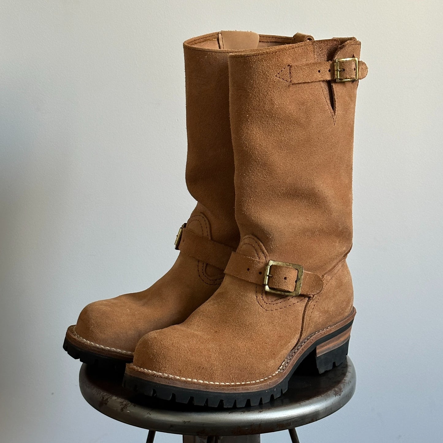 Wesco Boss Burlap Engineer Boots