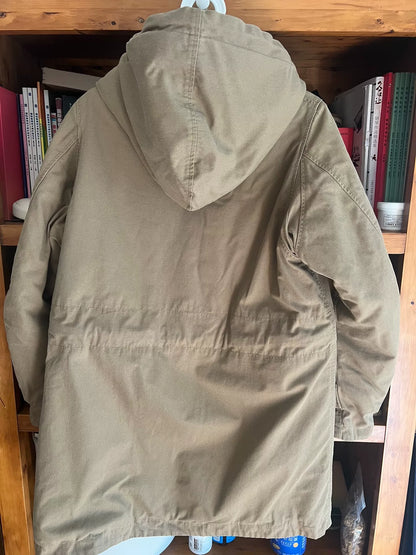 visvim 17aw admiral parka in beige