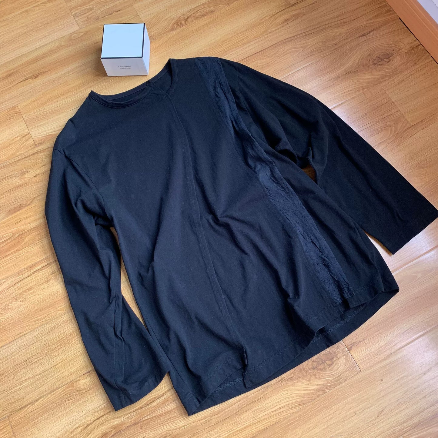 Yohji Yamamoto Groundy Asymmetric Long-Sleeve Tee