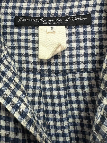 workers style cotton linen shirt
