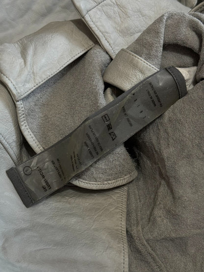 avant-garde leather shirt by Carpe Diem