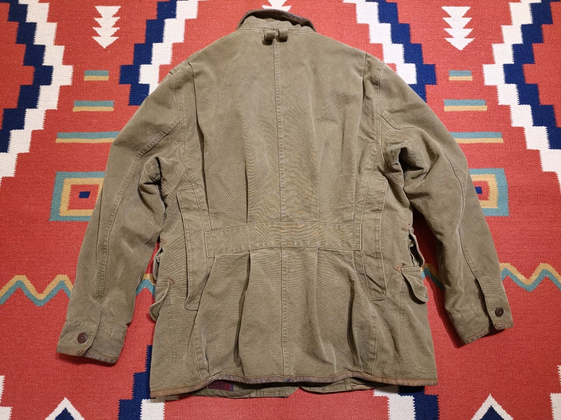 RRL Distressed Canvas Safari Jacket