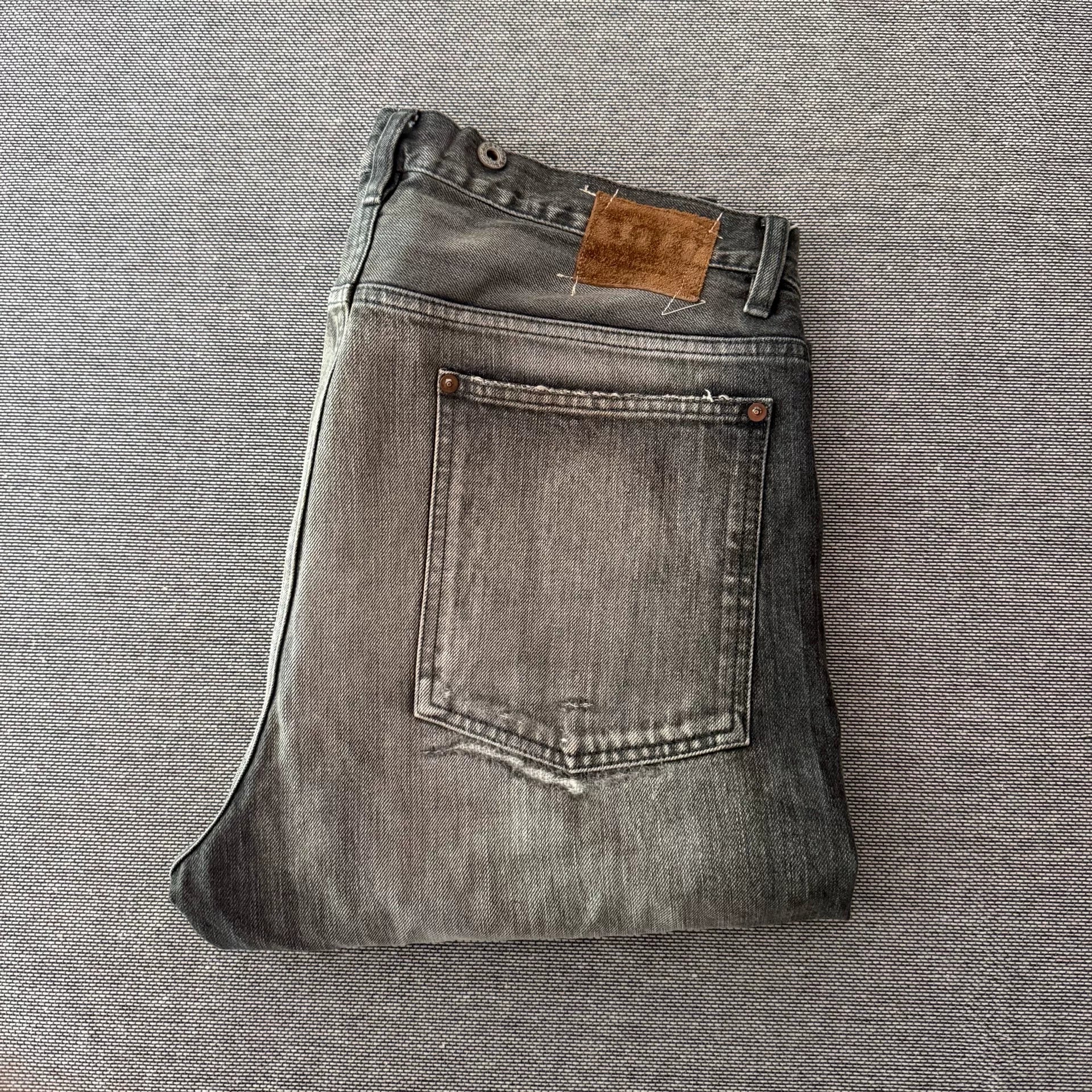 madness 23aw black denim jeans