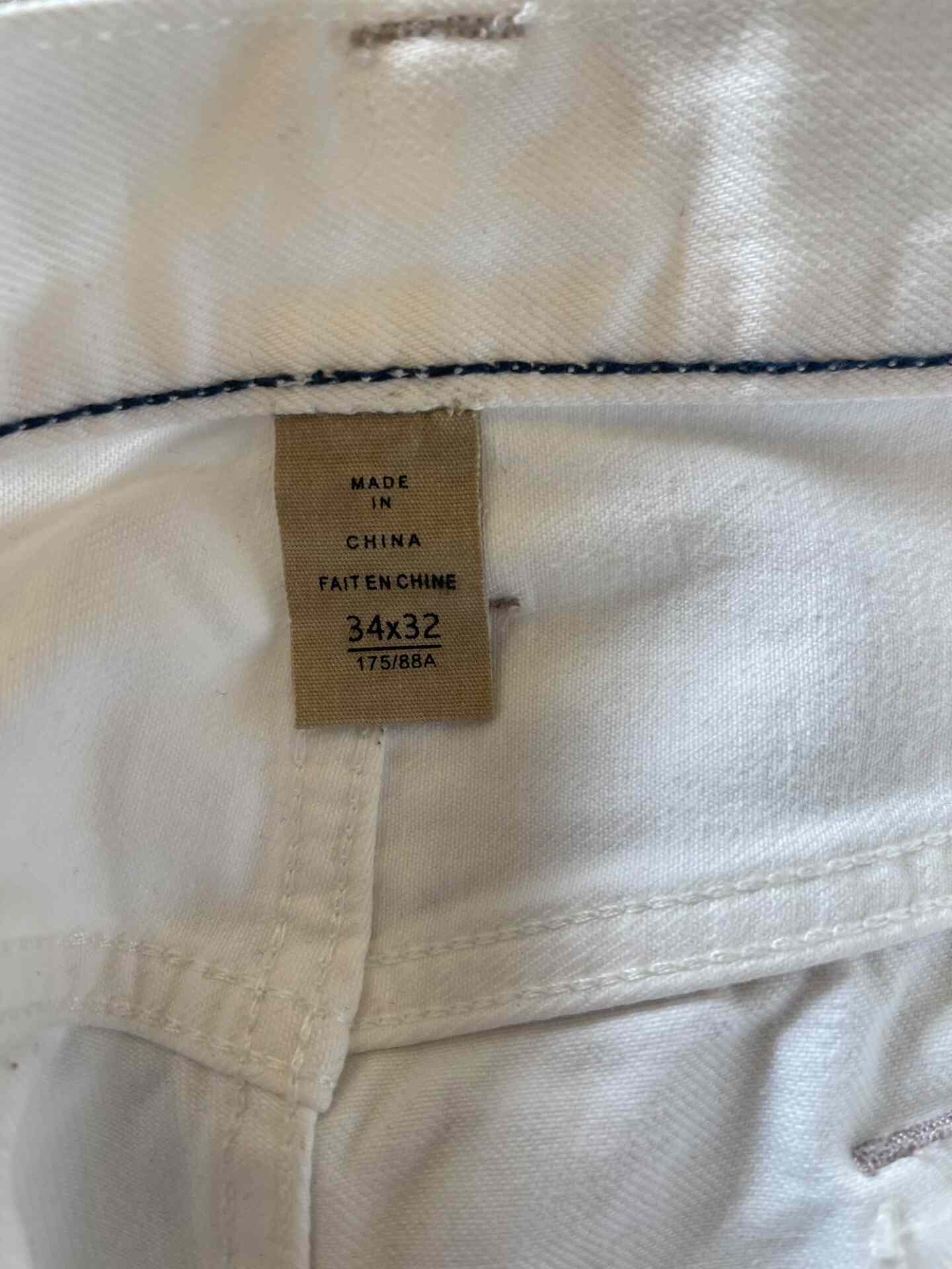 RRL Double RL White Denim Jeans