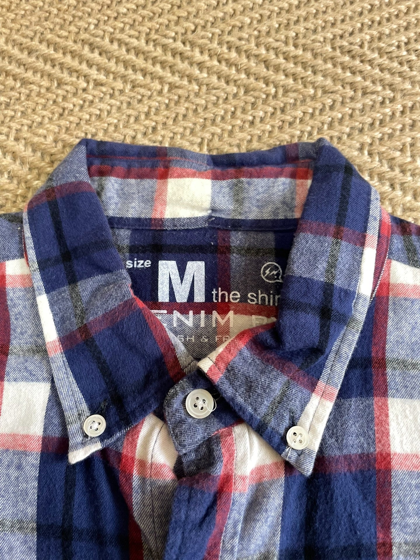 DENIM BY VANQUISH & FRAGMENT Flannel Shirt