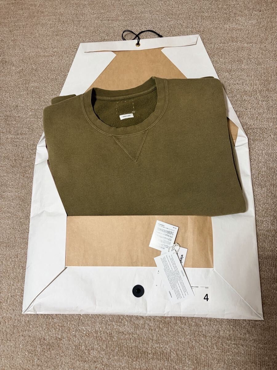 VISVIM 25FW SB Olive Green Sweatshirt