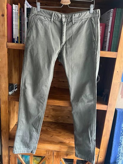olive green military officer pants size 33