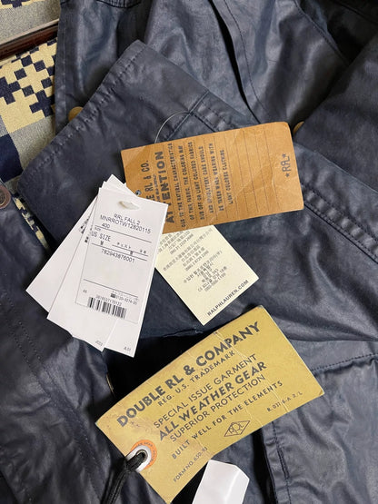 RRL  Vintage Waxed Hooded Jacket