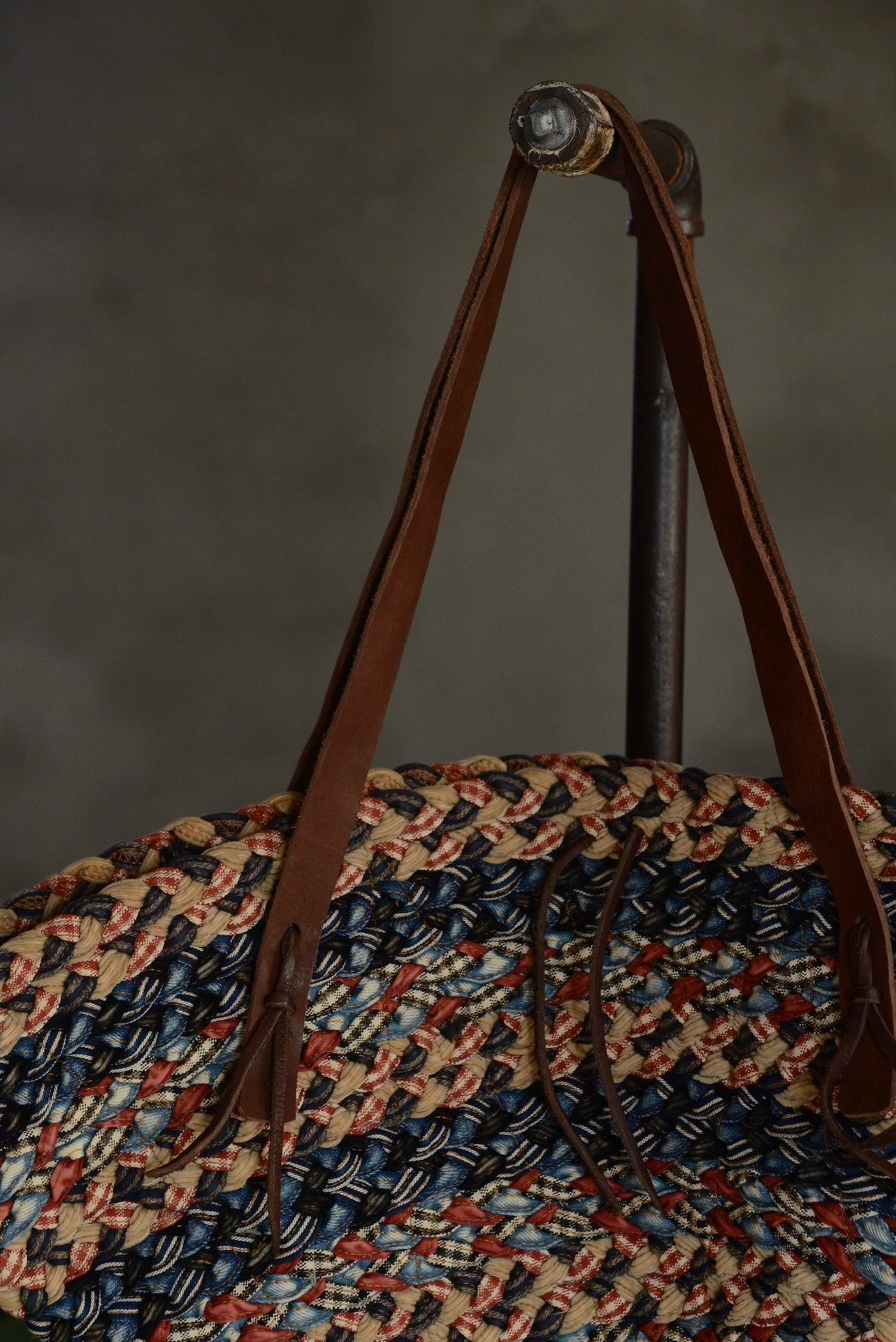 Kapital Patchwork Woven Large Shoulder Bag