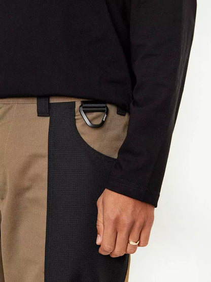 AFFIX Duo-Tone Work Pant in Tan