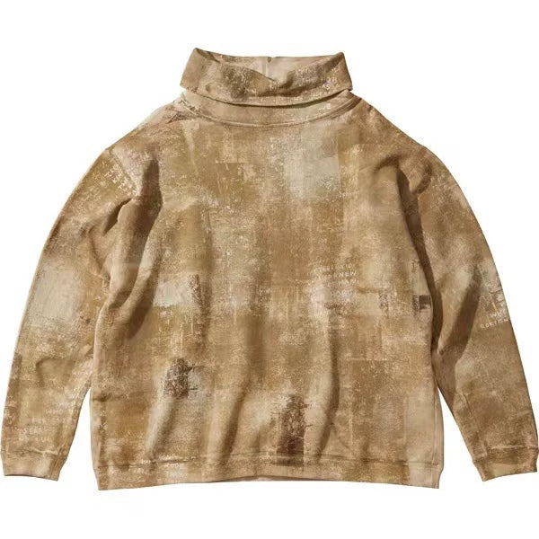 PORTER CLASSIC HANDWORK PAINTED TURTLENECK