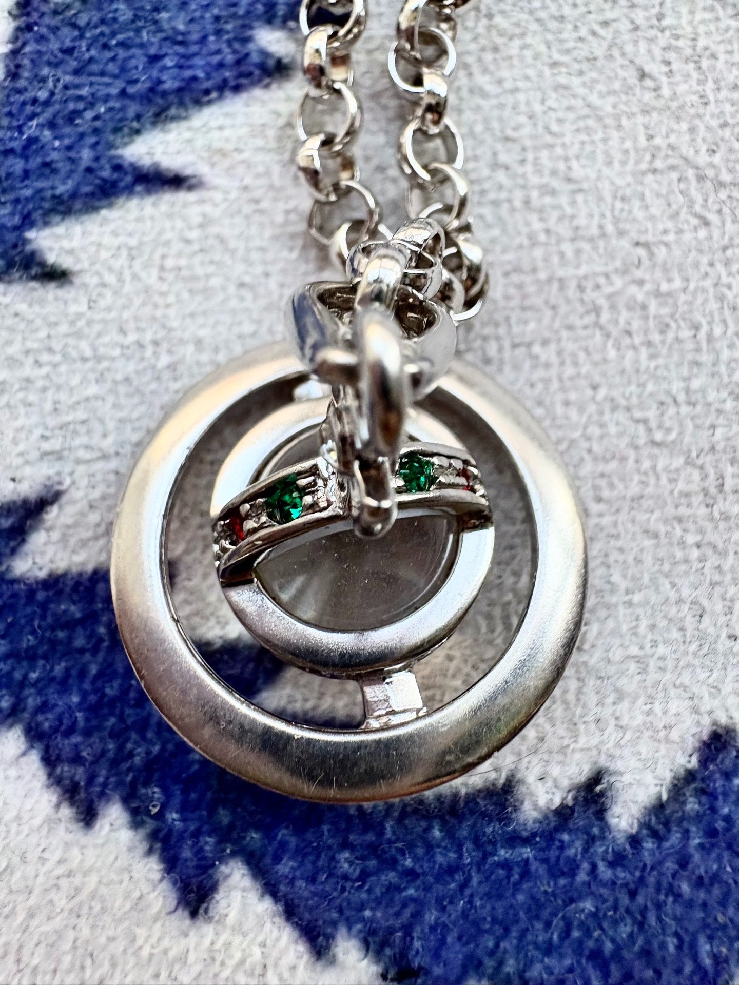 Vivienne Westwood Vintage 925 Silver Orb Necklace