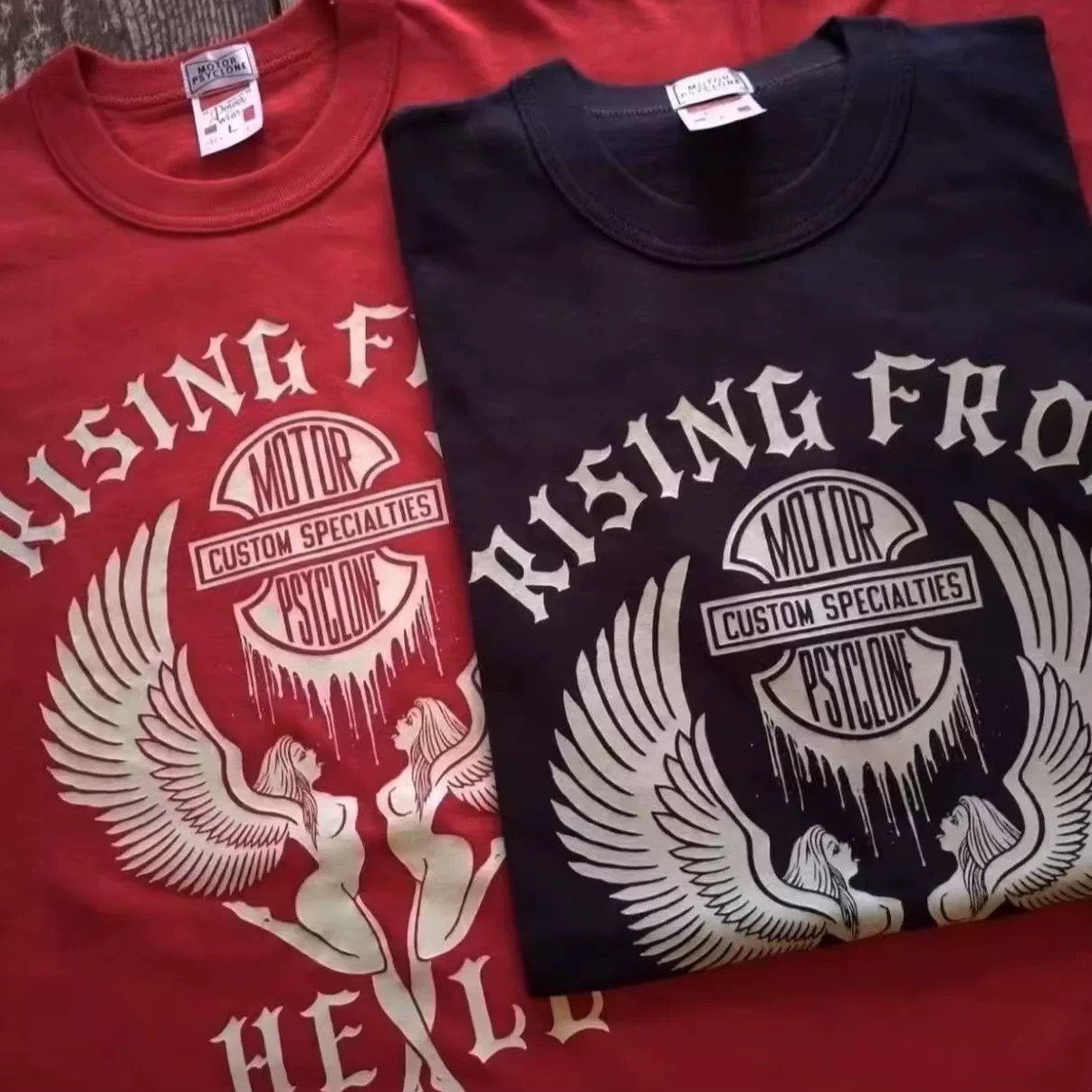 Freewheelers Red Short Sleeve T-Shirt