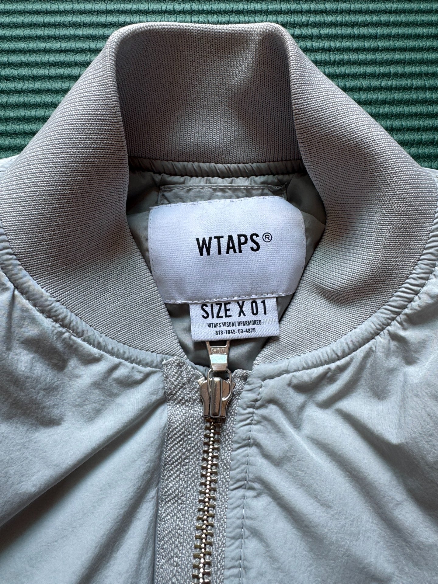 WTAPS 18AW EX37 Nylon Taffeta Pilot Jacket