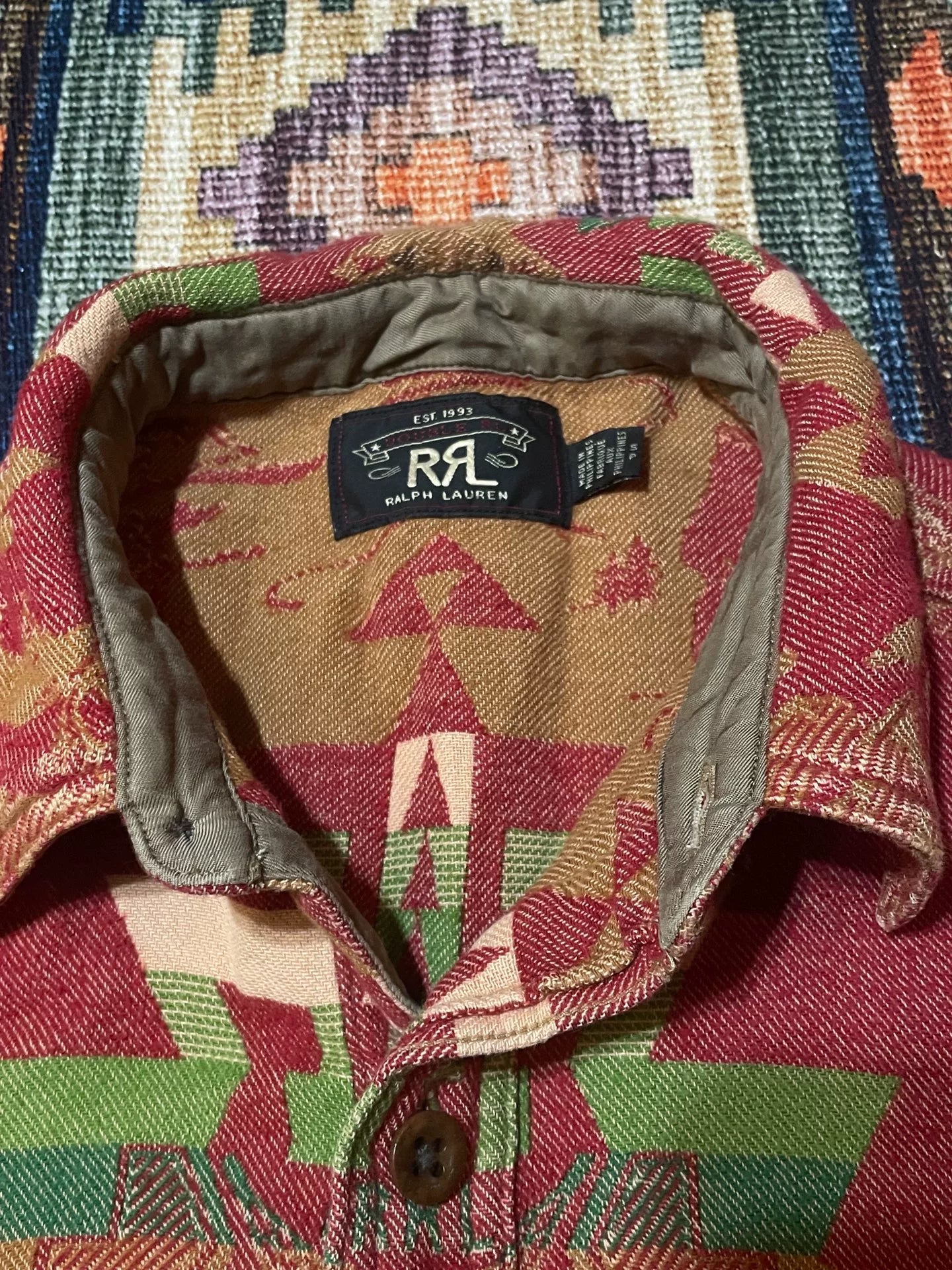 RRL Vintage Southwest Blanket Shirt