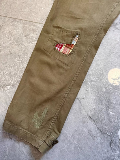 Ralph Lauren Military Distressed Work Pants