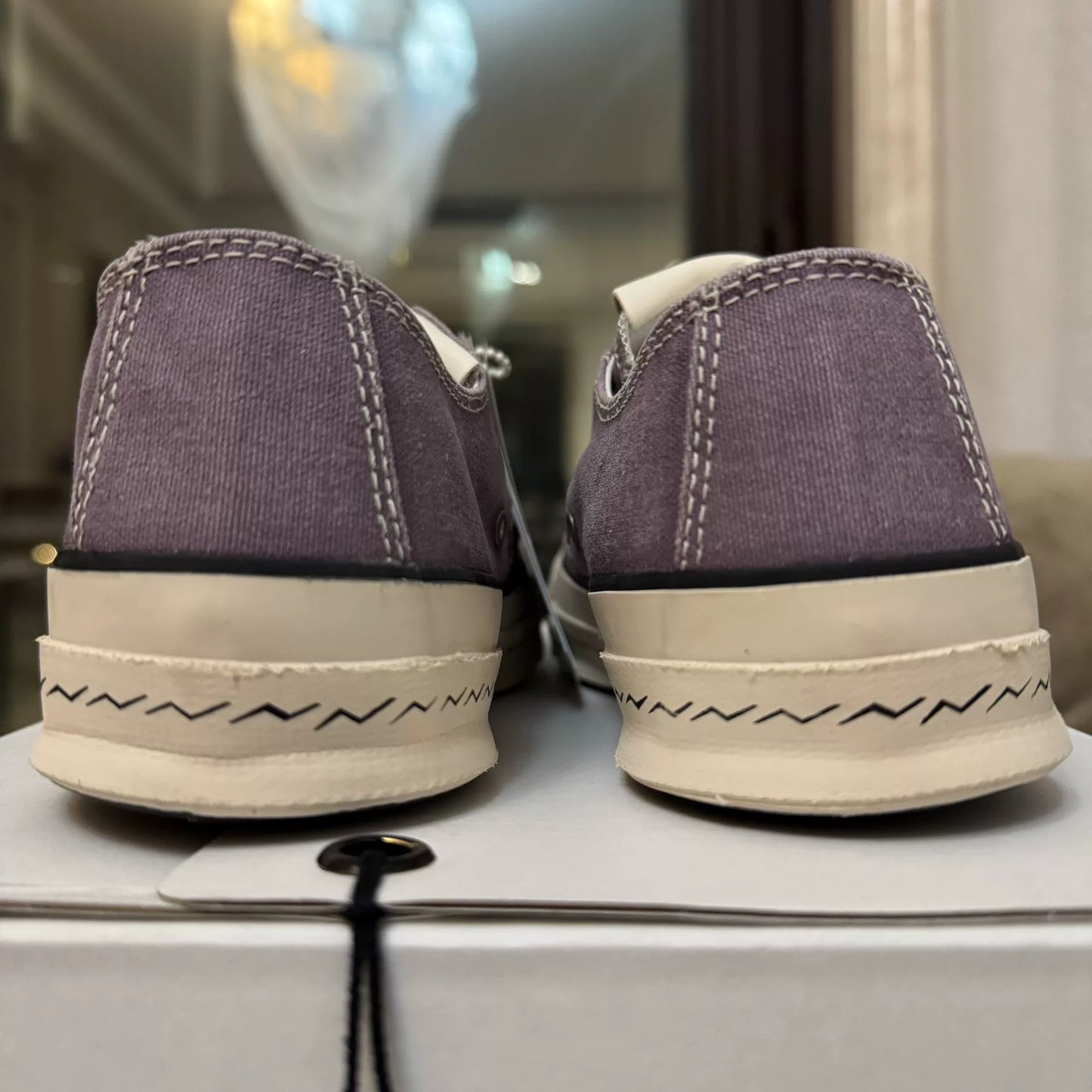 VISVIM 24SS SKAGWAY Low-Top Purple Canvas