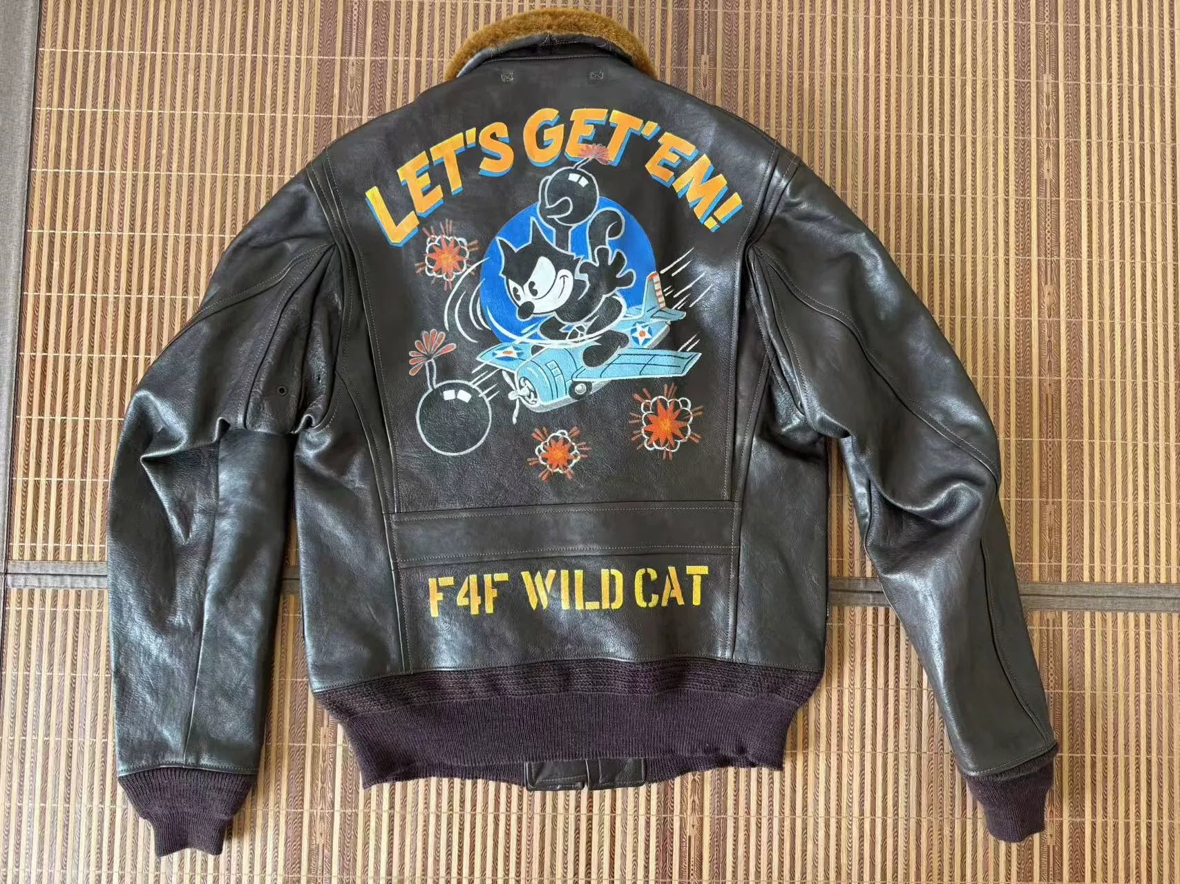 toys McCoy G1 Horse Leather Jacket