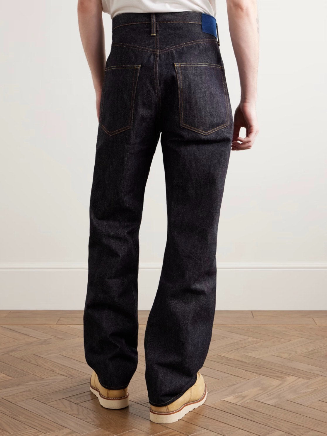 VISVIM Wide Unwashed Denim Jeans W34xL30