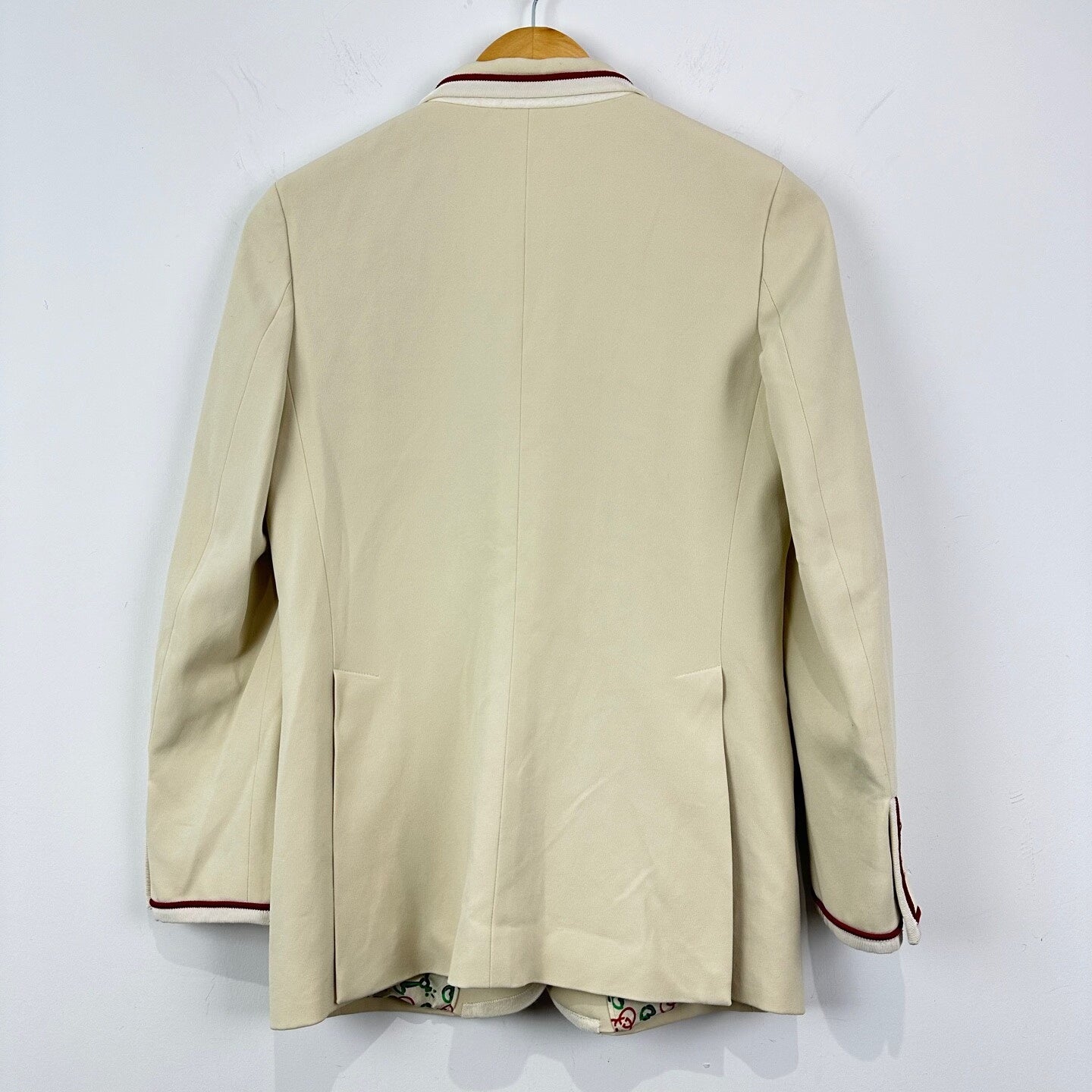 Gucci Printed Blazer with Gold Accents