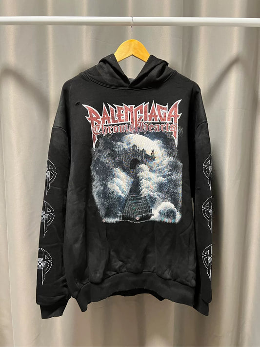 Balenciaga X Chrome Hearts Hoodie