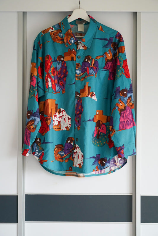 Yohji Yamamoto 2004 Indian Print Shirt