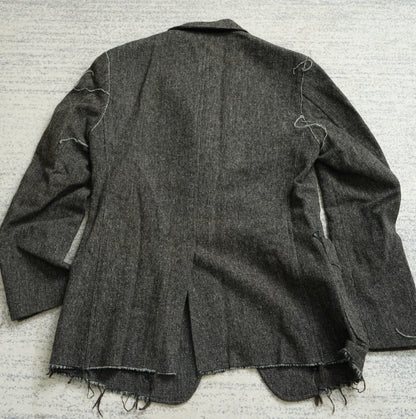 Takahiro Miyashita Western Frayed Blazer
