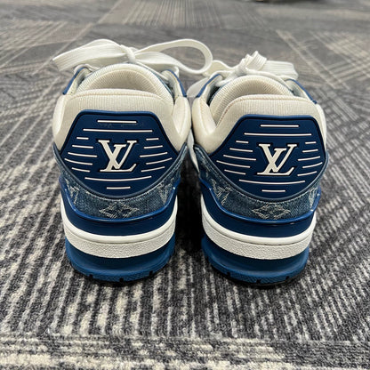 Louis Vuitton Blue Denim Trainers Size 42