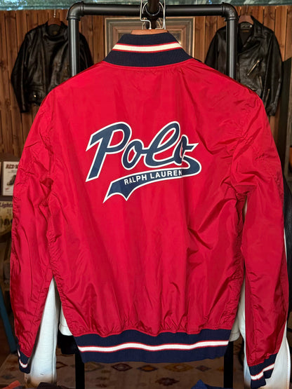 Polo Ralph Lauren Red Baseball Jacket XS