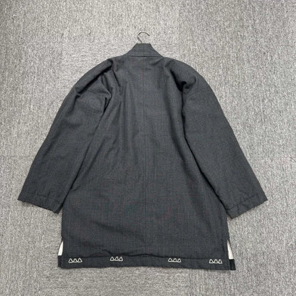 VISVIM Dark Gray Robe-Style Coat