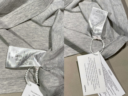 VisVim Light Gray Embroidered T-Shirt
