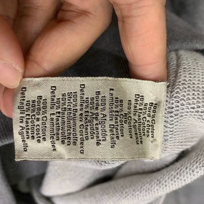 hermes gray crew neck sweatshirt medium