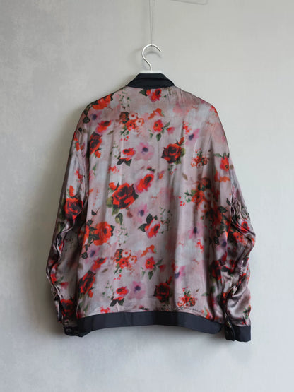 floral wool jacket by geoffrey b.small