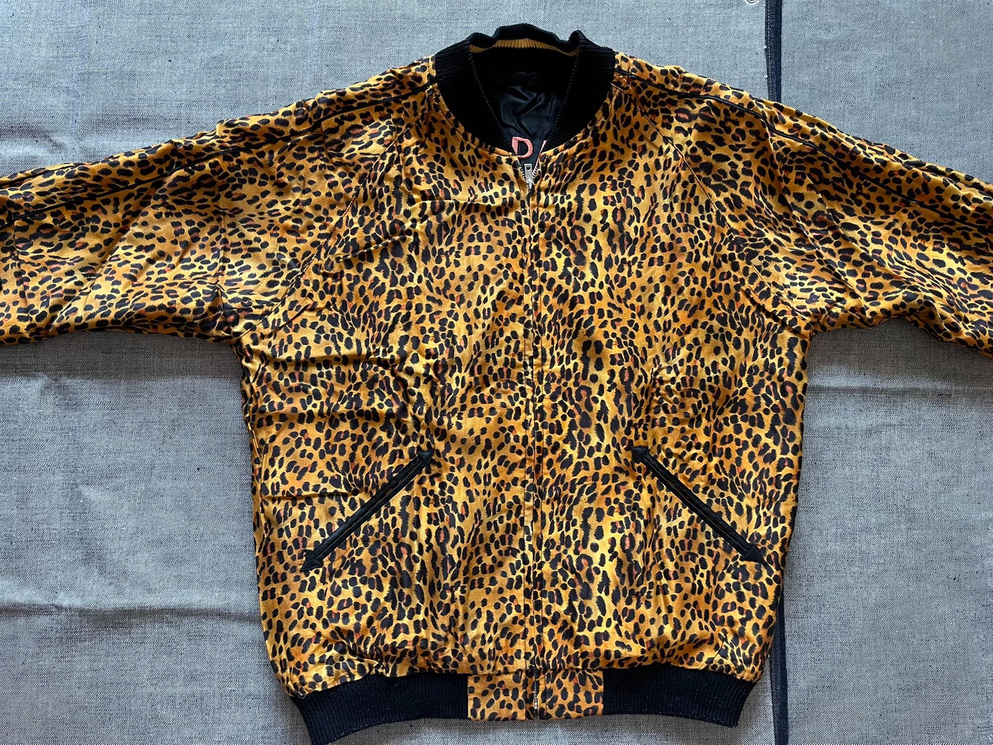 Toyo Beams Leopard Sukajan Embroidery Jacket