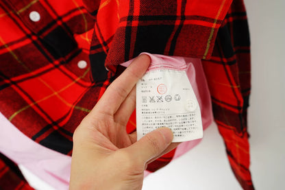 Comme des Garçons Patchwork Vintage Plaid Shirt