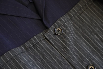 Yohji Yamamoto Striped Wool Jacket