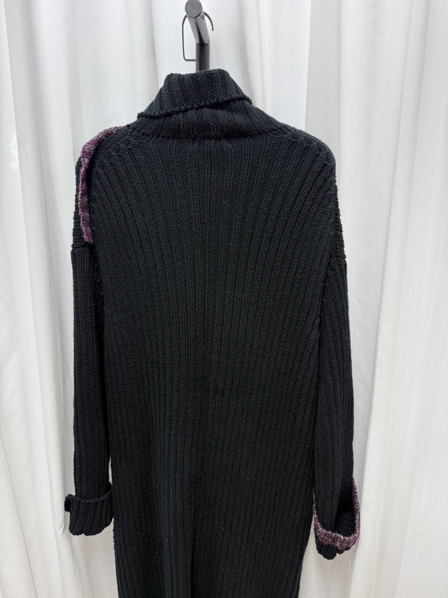 Yohji Yamamoto Pour Homme Patchwork Oversized Sweater Coat Sample