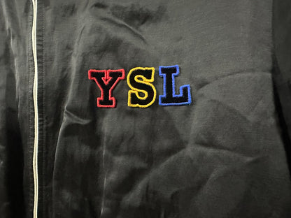 Saint Laurent YSL 21FW Satin Flight Jacket