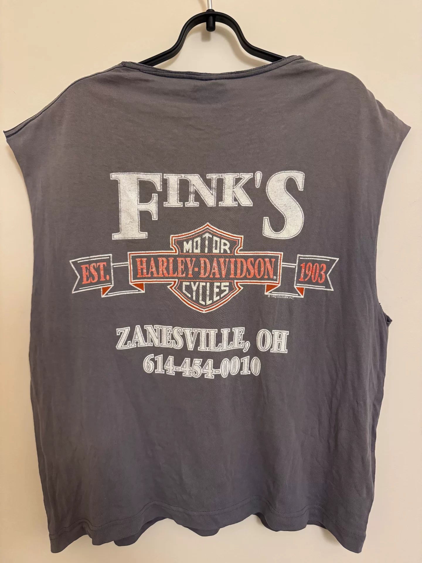 vintage harley davidson 1992 tee