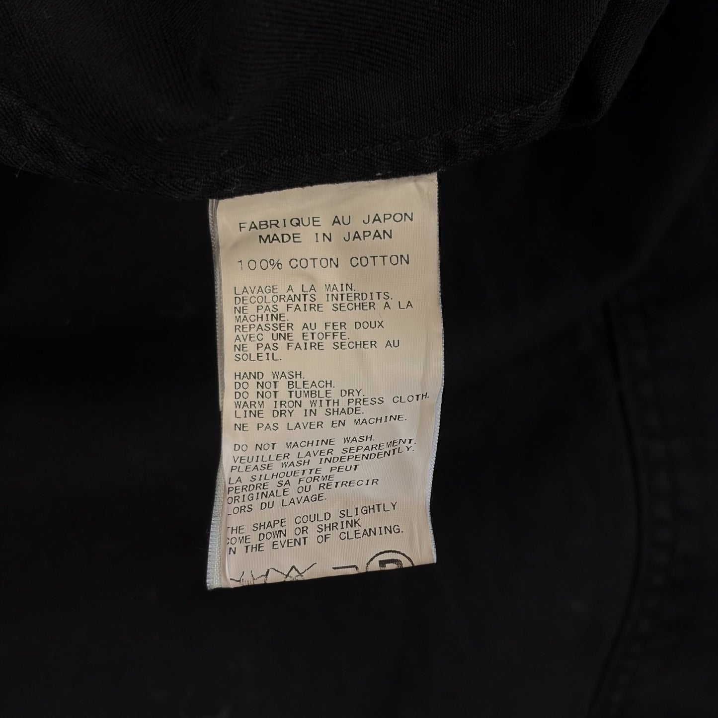 Yohji Yamamoto 2016AW Double Pocket Long Shirt