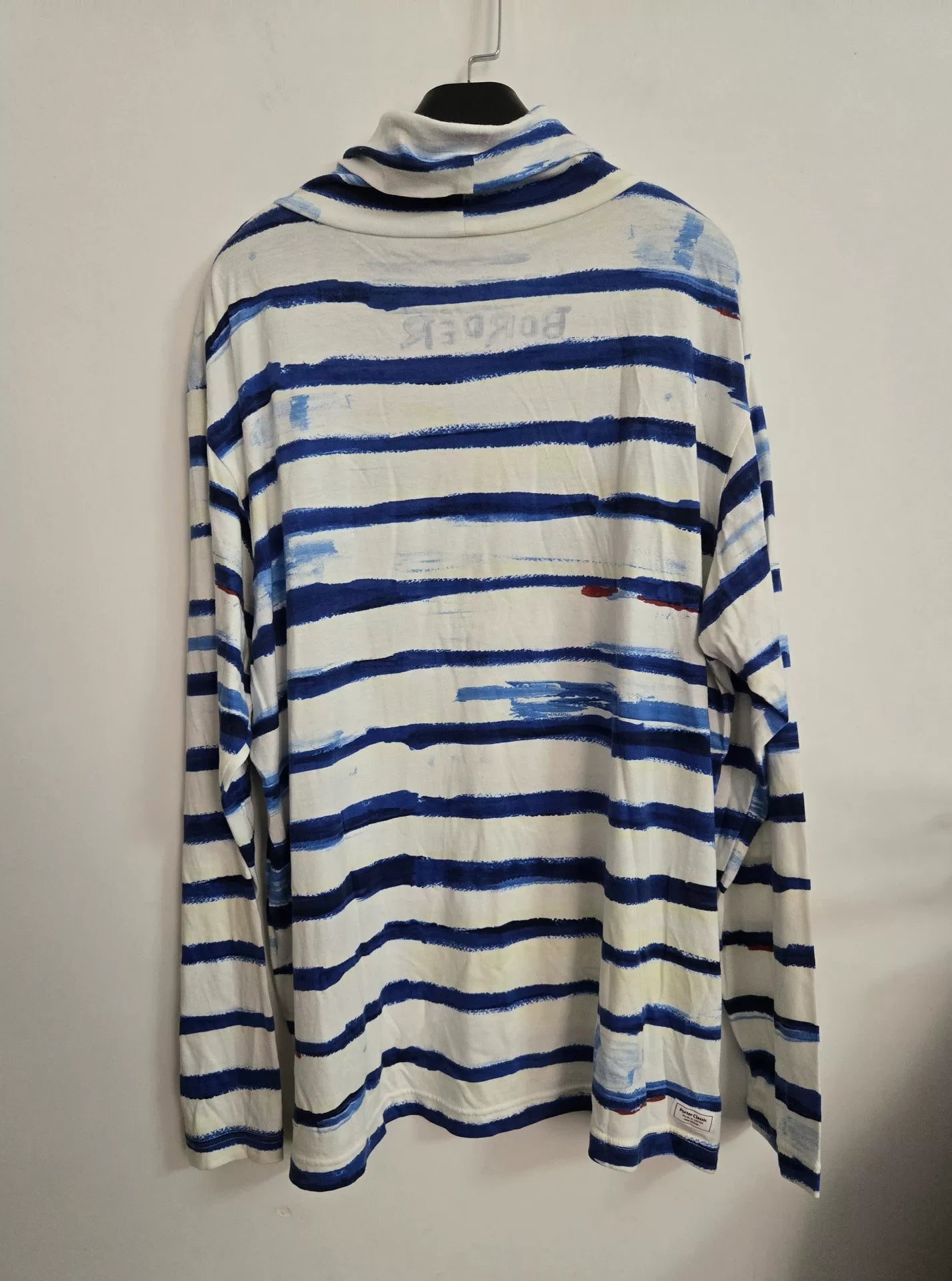 Porter Classic Watercolor Turtleneck Top