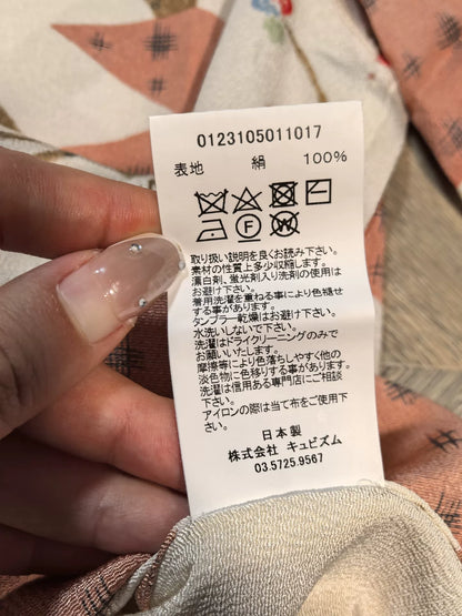 visvim silk hawaiian shirt with floral design