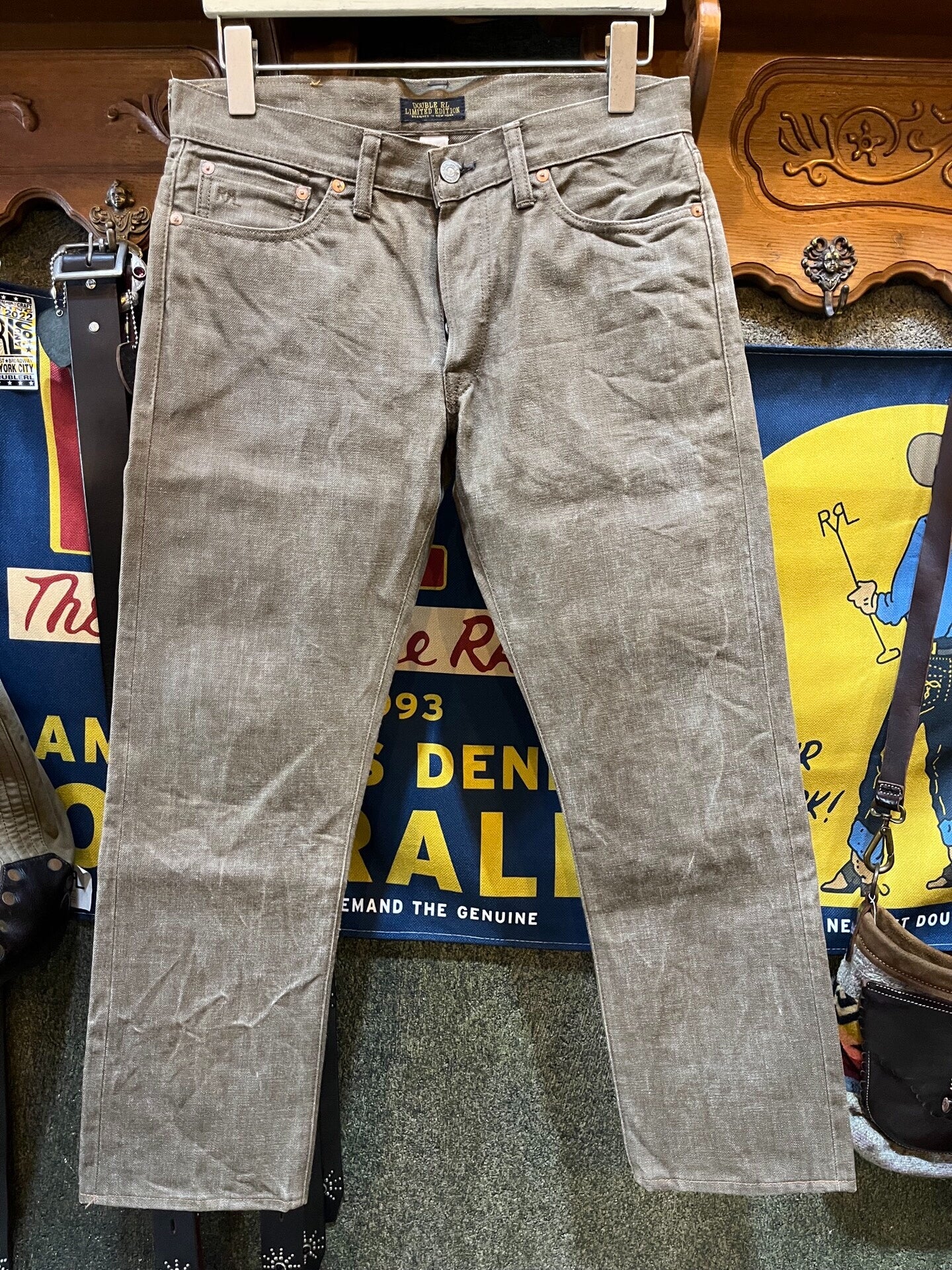 limited edition rrl denim pants