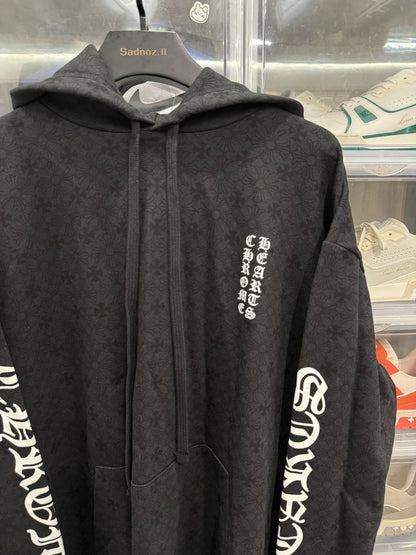 Chrome Hearts Sanskrit Horseshoe Black Hoodie XXL