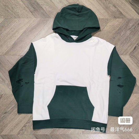 visvim jumbo hoodie with dye and distressing