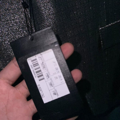 Saint Laurent Silver Sequined Blazer
