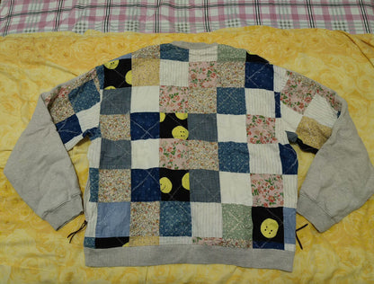 kapital kountry embroidered patchwork sweatshirt