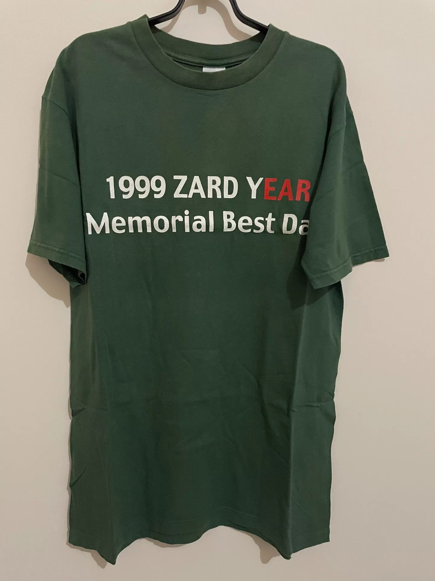 vintage zard 1999 memorial band tee